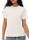 Hering - Blusa Feminina Hering 4h2v Nm2-Bege-Mescla - variação: Nm2-Bege-Mescla