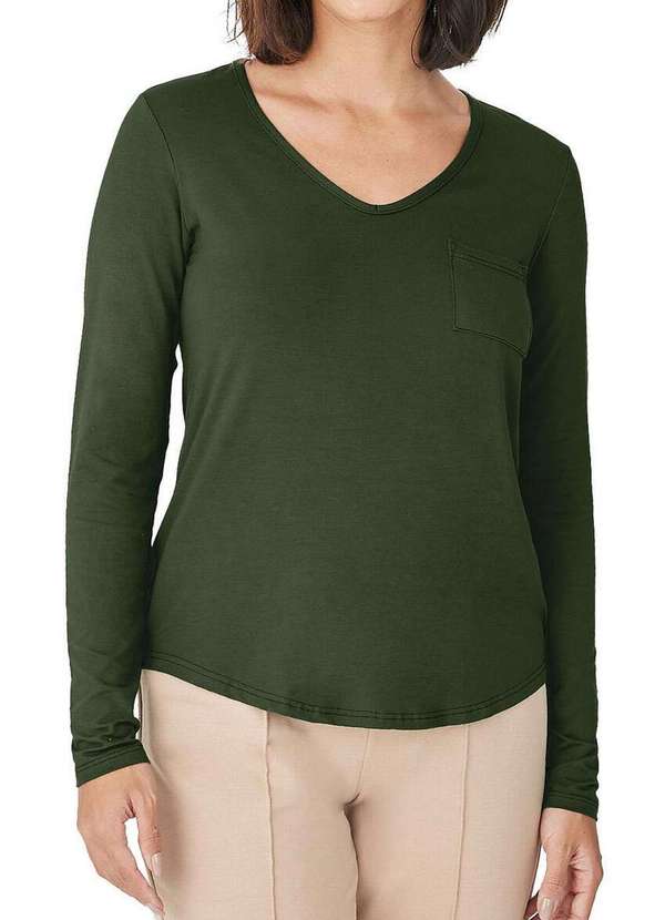 Malwee - Blusa Feminina Malwee 1000050980 00609-Verde
