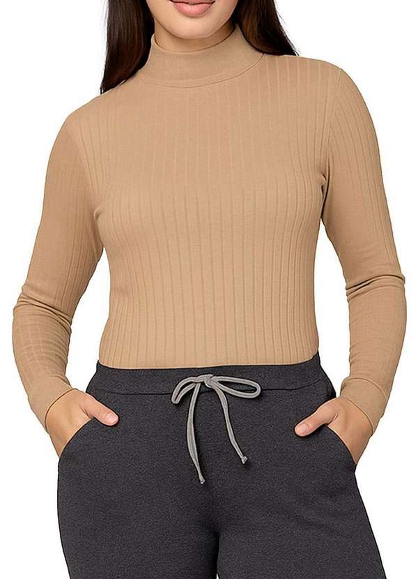 Malwee - Blusa Feminina Malwee 1000069218 01332-Marrom