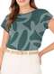 Malwee - Blusa Feminina Malwee 1000120861 Dj86b-Verde-Claro-Geométrico - variação: Dj86b-Verde-Claro-Geométrico