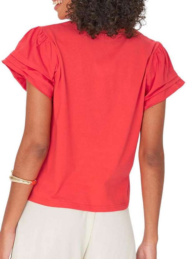 Malwee - Blusa Feminina Malwee 1000120864 02013-Vermelho-Escuro 2