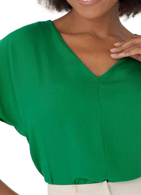 Malwee - Blusa Feminina Malwee 1000120872 01983-Verde-Escuro 3