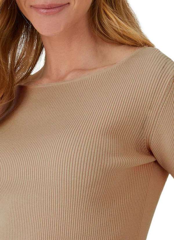 Malwee - Blusa Feminina Malwee 1000124690 01332-Marrom 3