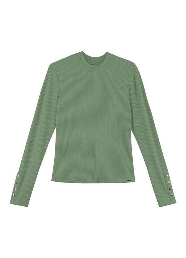 Marialícia - Blusa Feminina Marialicia 183285 5016-Verde-Folha