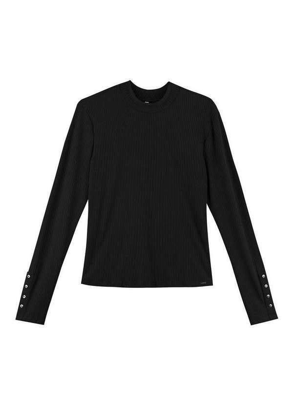 Marialícia - Blusa Feminina Marialicia 183285 7001-Preto