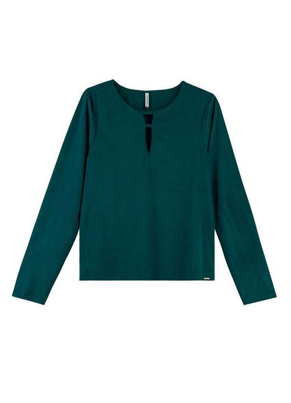 Marialícia - Blusa Feminina Marialicia 183302 5018-Verde-Petróleo 2