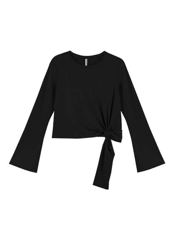 Marialícia - Blusa Feminina Marialicia 183319 7001-Preto