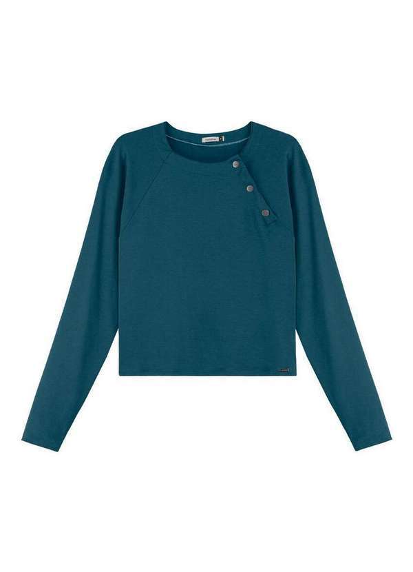 Marialícia - Blusa Feminina Marialicia 183322 5031-Verde-Esmeralda