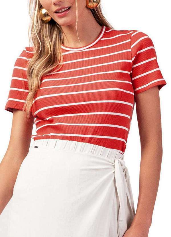 Marialícia - Blusa Feminina Marialicia 183480 4522-Tomate