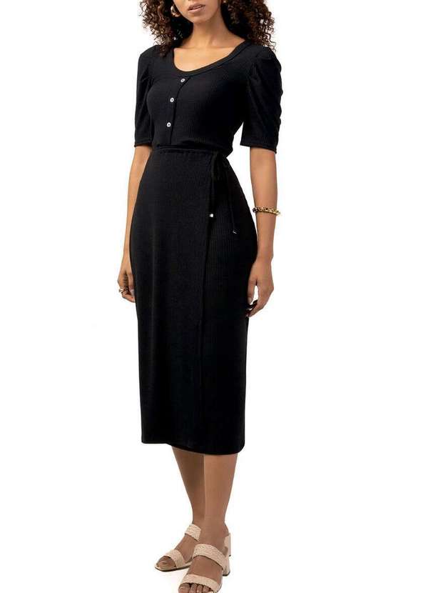 Marialícia - Blusa Feminina Marialicia 183481 7001-Preto 3