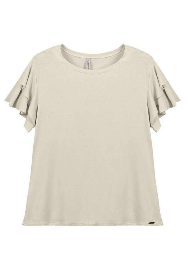 Marialícia - Blusa Feminina Marialicia 183484 7018-Cinza-Lua