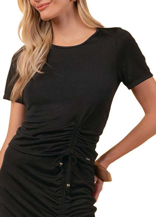 Marialícia - Blusa Feminina Marialicia 183489 7001-Preto