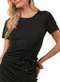 Marialícia - Blusa Feminina Marialicia 183489 4522-Tomate - variação: 7001-Preto