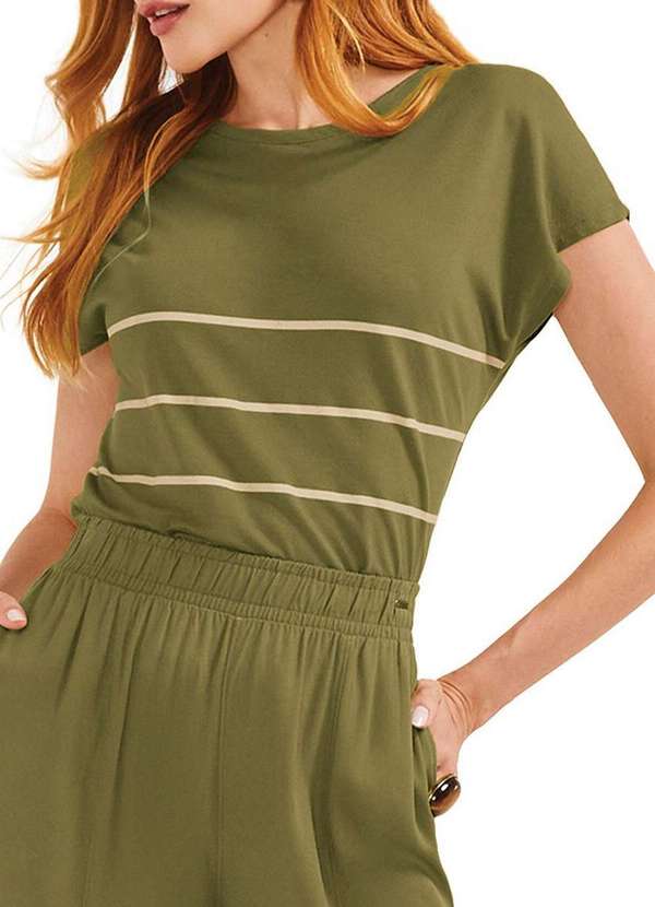 Marialícia - Blusa Feminina Marialicia 184215 5109-Verde-Aspargo