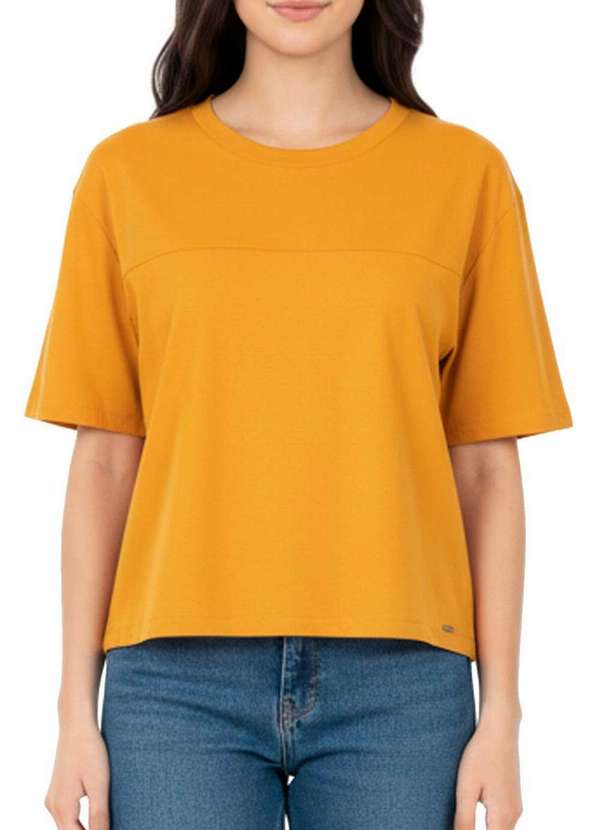 Marialícia - Blusa Feminina Marialicia 184217 3183-Amarelo