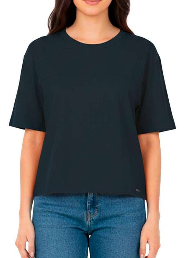 Marialícia - Blusa Feminina Marialicia 184217 6751-Marinho