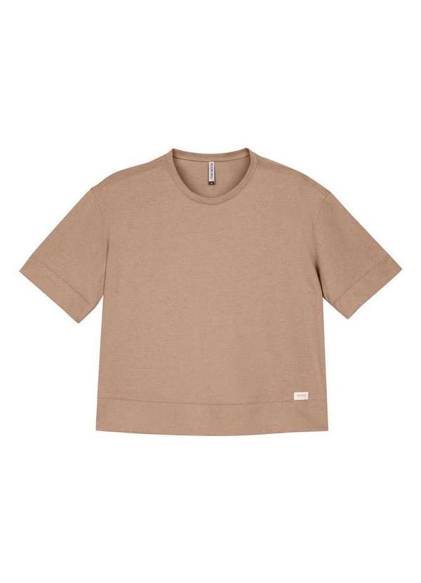 Marialícia - Blusa Feminina Marialicia 184344 8038-Marrom-Claro 2