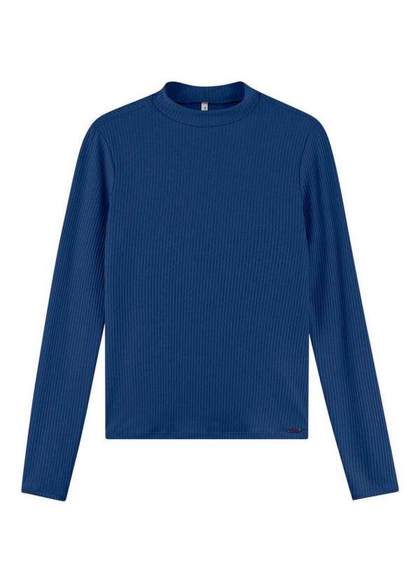 Marialícia - Blusa Feminina Marialicia 52119 6014-Azul-Marinho