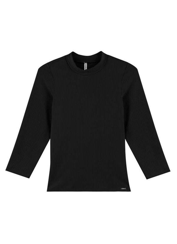 Marialícia - Blusa Feminina Marialicia 52235 Plus Size 7001-Preto