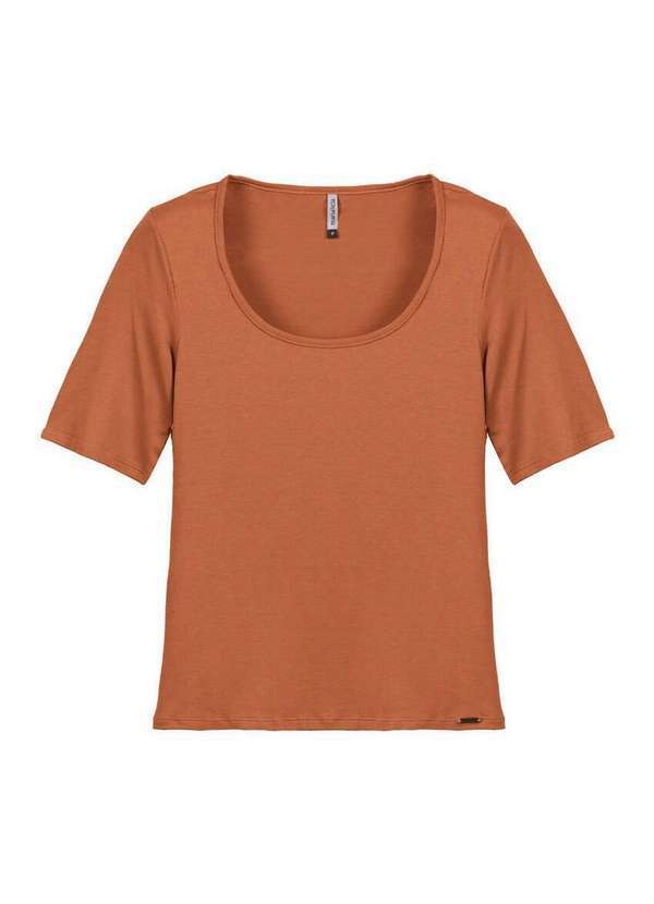 Marialícia - Blusa Feminina Marialicia 52243 8028-Marrom-Ferro