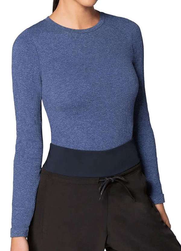 Lupo - Blusa Feminina Melange Loba 45280-001 2660-Azul 3