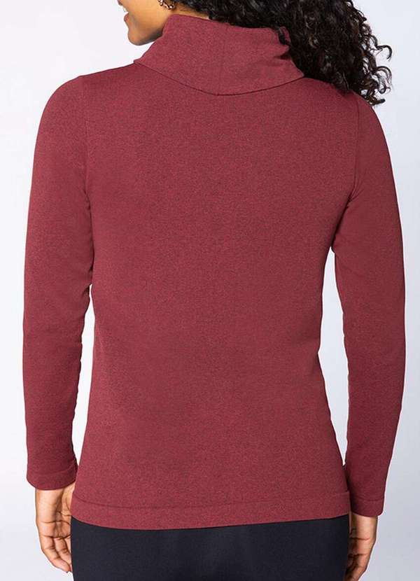 Lupo - Blusa Feminina Melange Loba 45283-001 5903-Marsala 2