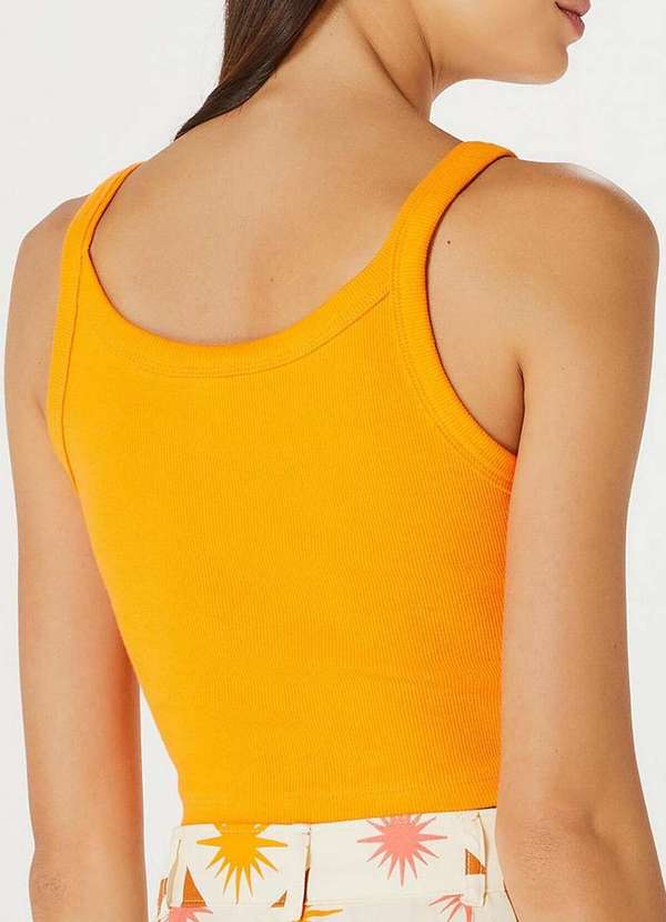 Hering - Blusa Feminina Regata Cropped Hering 4akm Eas-Verde 2