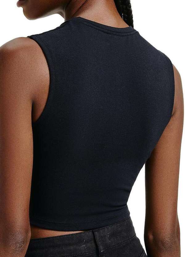 Hering - Blusa Feminina Regata Cropped Hering 4alk N10-Preto 2