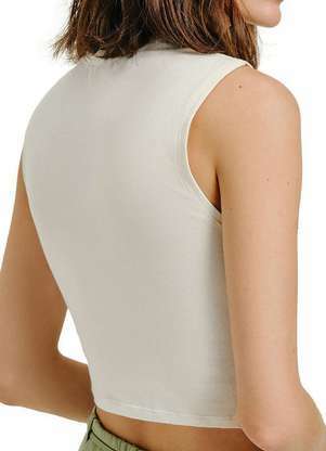 Blusa Feminina Regata Cropped Hering 4alk - HERING