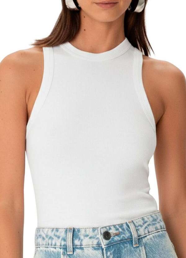 Enfim - Blusa Feminina Regata Enfim 1000125360 00001-Branco