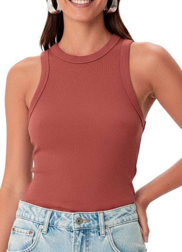 Enfim - Blusa Feminina Regata Enfim 1000125360 70208-Rosa