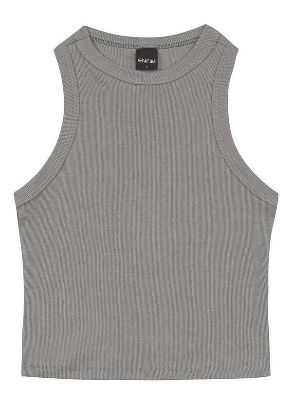 Enfim - Blusa Feminina Regata Enfim 1000125360 70204-Cinza 2