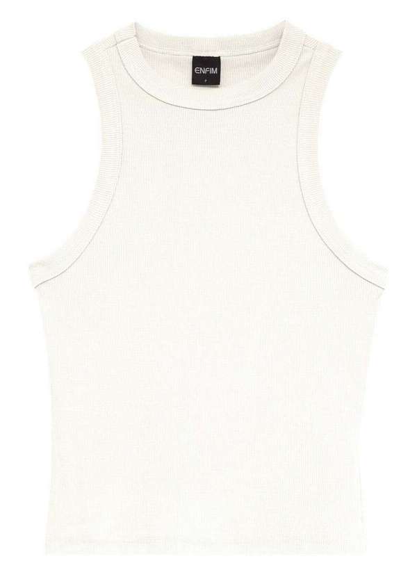 Enfim - Blusa Feminina Regata Enfim 1000125360 01739-Off-White 2