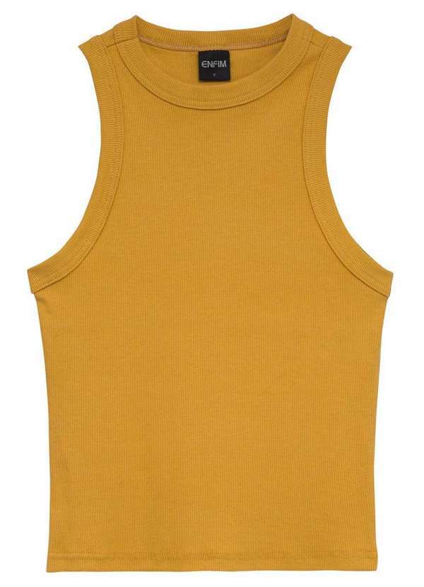 Enfim - Blusa Feminina Regata Enfim 1000125360 00397-Mostarda 2