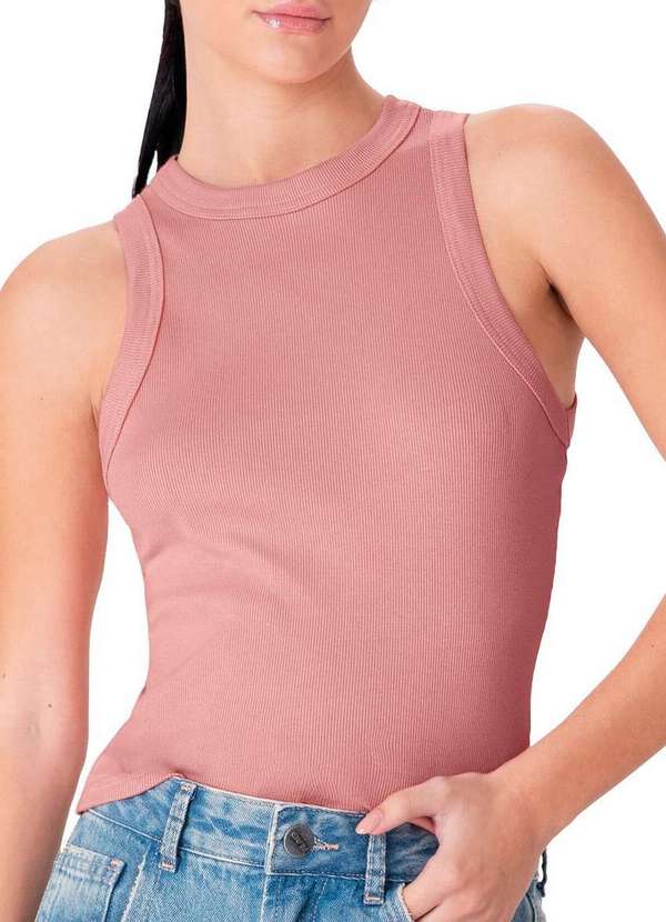 Enfim - Blusa Feminina Regata Enfim 1000125360 00152-Rosa