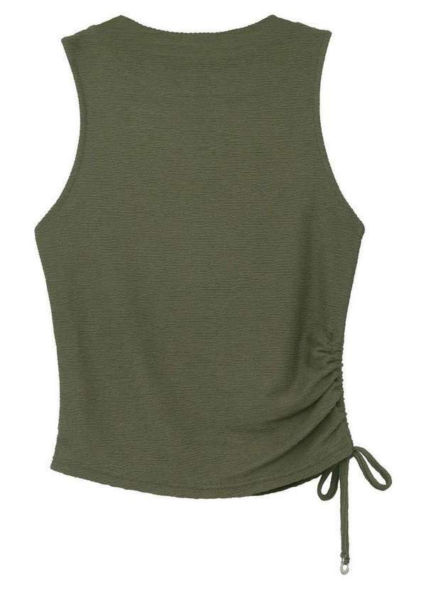 Enfim - Blusa Feminina Regata Enfim 1000132965 00033-Verde-Escuro 2