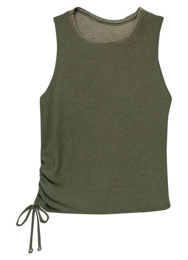 Enfim - Blusa Feminina Regata Enfim 1000132965 00033-Verde-Escuro 3
