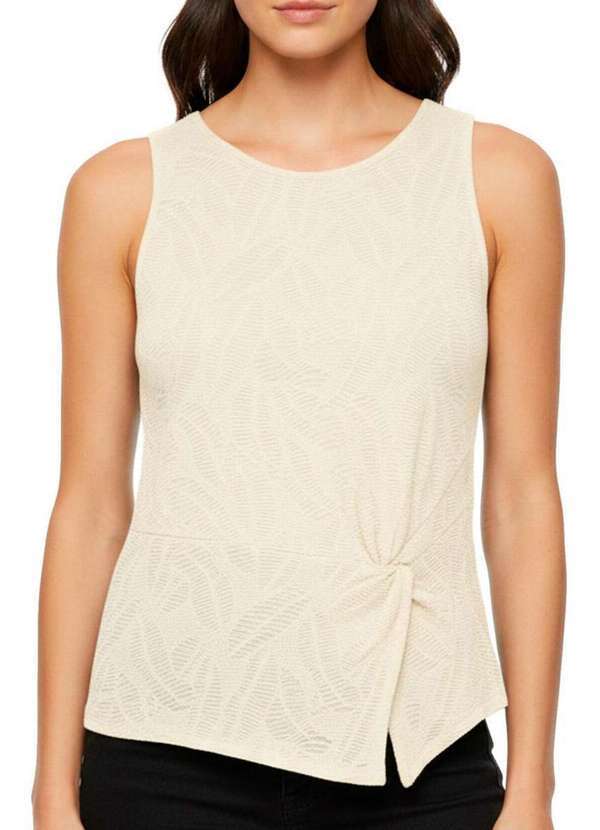 Enfim - Blusa Feminina Regata Enfim 1000133984 02143-Off-White