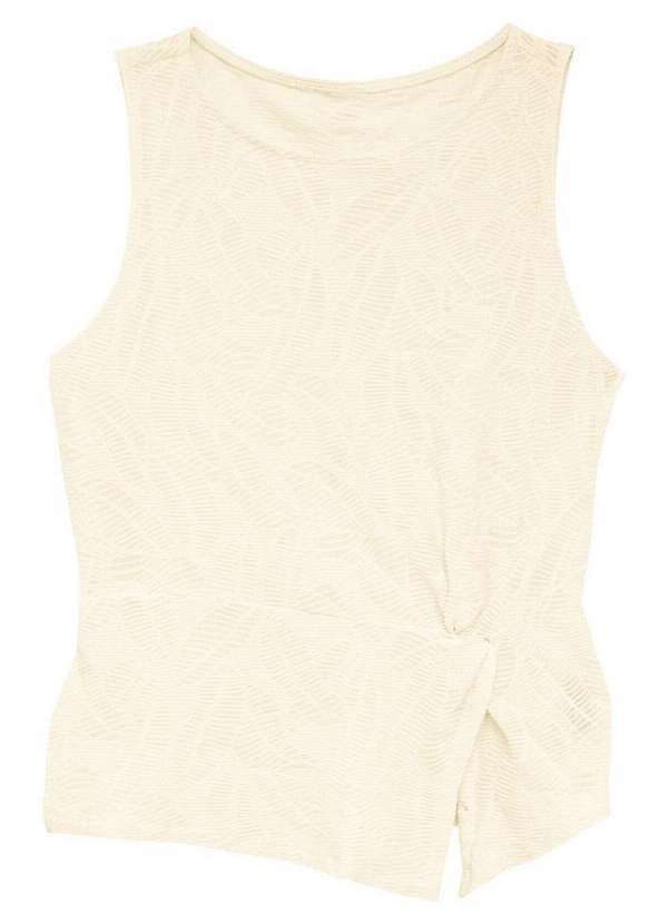 Enfim - Blusa Feminina Regata Enfim 1000133984 02143-Off-White 3