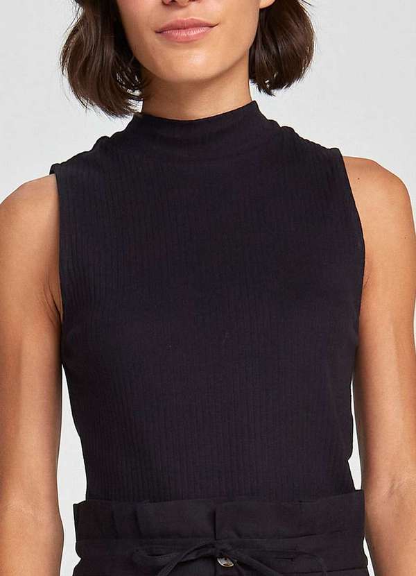 Hering - Blusa Feminina Regata Hering 4a92 N10-Preta