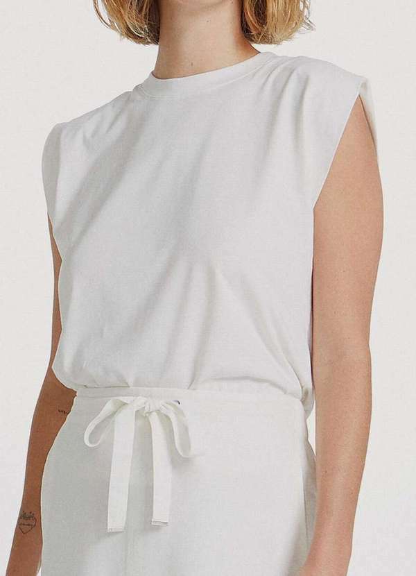 Hering - Blusa Feminina Regata Hering 4ae1 Nmc-Off-White