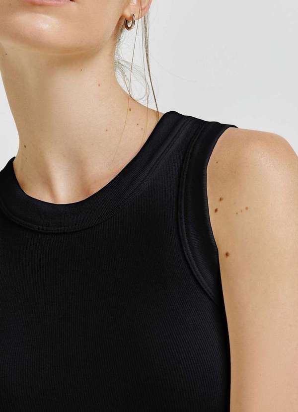 Hering - Blusa Feminina Regata Hering 4al6 N10-Preto 4