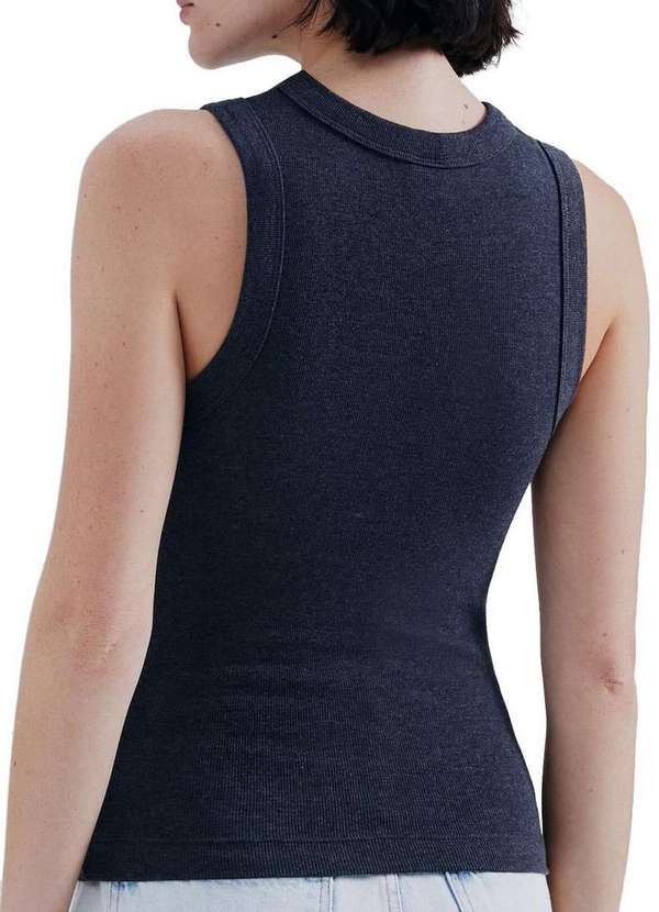 Hering - Blusa Feminina Regata Hering 4al6 Md3-Mescla-Escuro 2