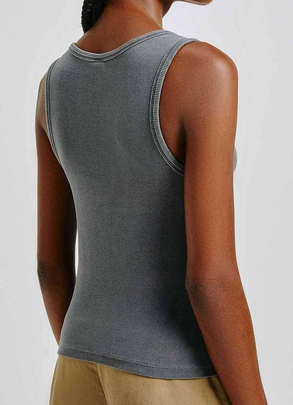Hering - Blusa Feminina Regata Hering 4alm N10-Mescla 2