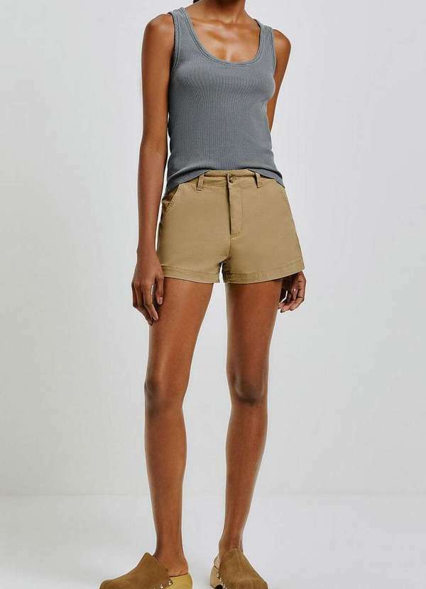 Hering - Blusa Feminina Regata Hering 4alm N10-Mescla 3