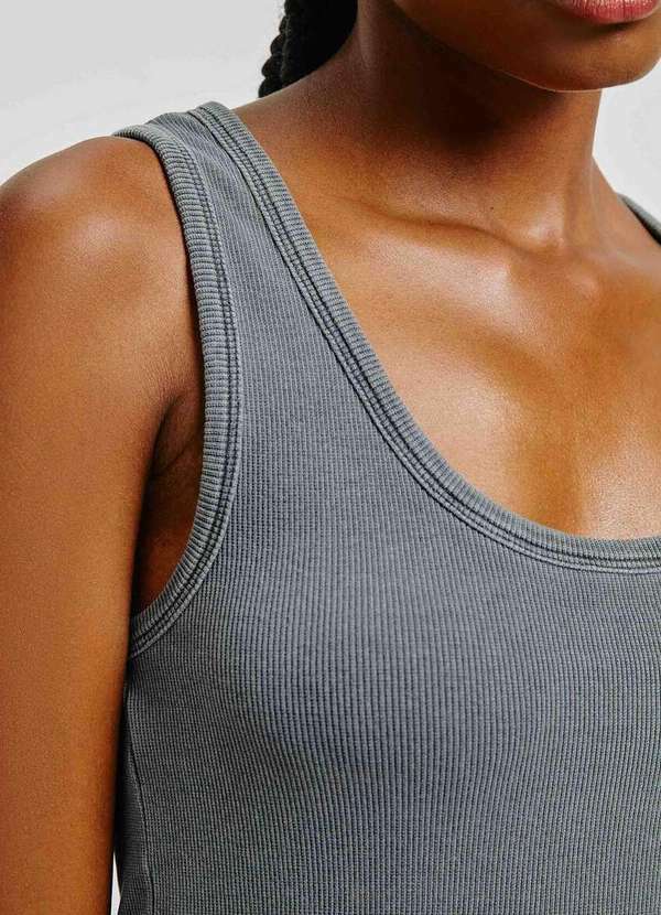 Hering - Blusa Feminina Regata Hering 4alm N10-Mescla 4