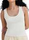 Hering - Blusa Feminina Regata Hering 4alm N10-Mescla - variação: Yvm-Amarelo-Claro