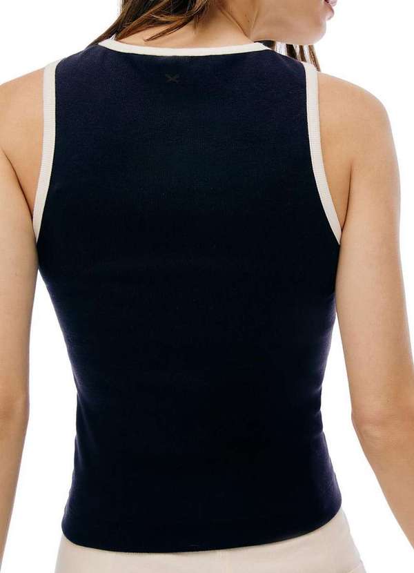 Hering - Blusa Feminina Regata Hering 4ap9 N10-Preto 2