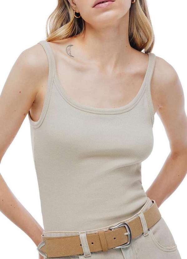 Hering - Blusa Feminina Regata Hering Khqg Eat-Oliva-Claro