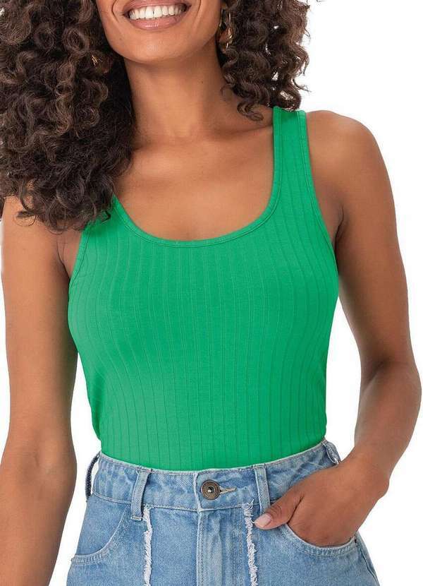 Malwee - Blusa Feminina Regata Malwee 1000089661 02626-Verde